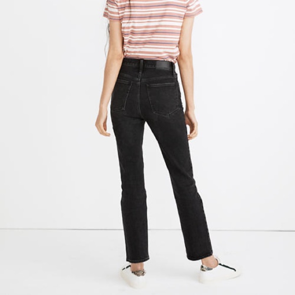 Madewell slim demi-boot jeans in barnsbury wash